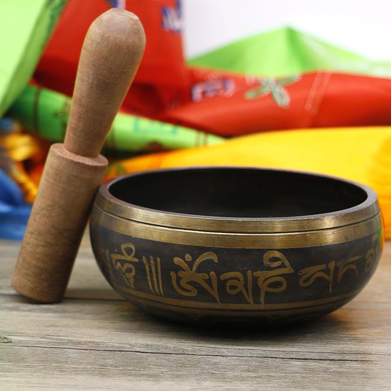Chakra Singing Bowls Set Cuencos Tibetanos With Cushion Mallet Tulsi Beads  Mala Tibetan Prayer Flag For Meditation Healing Mindfulness 